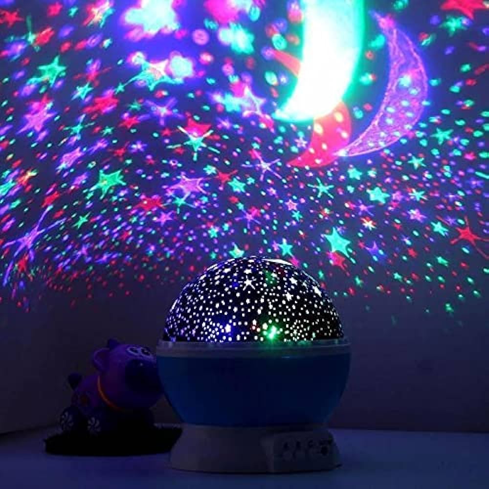 Star Master Galaxy Projector Starry Sky Rotating LED Night Light