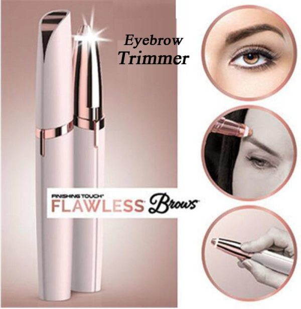 Flawless Electric Eyebrow Trimmer Makeup Mini Eye Brow & Facial Hair Removal Portable Shaver (rechargeable)