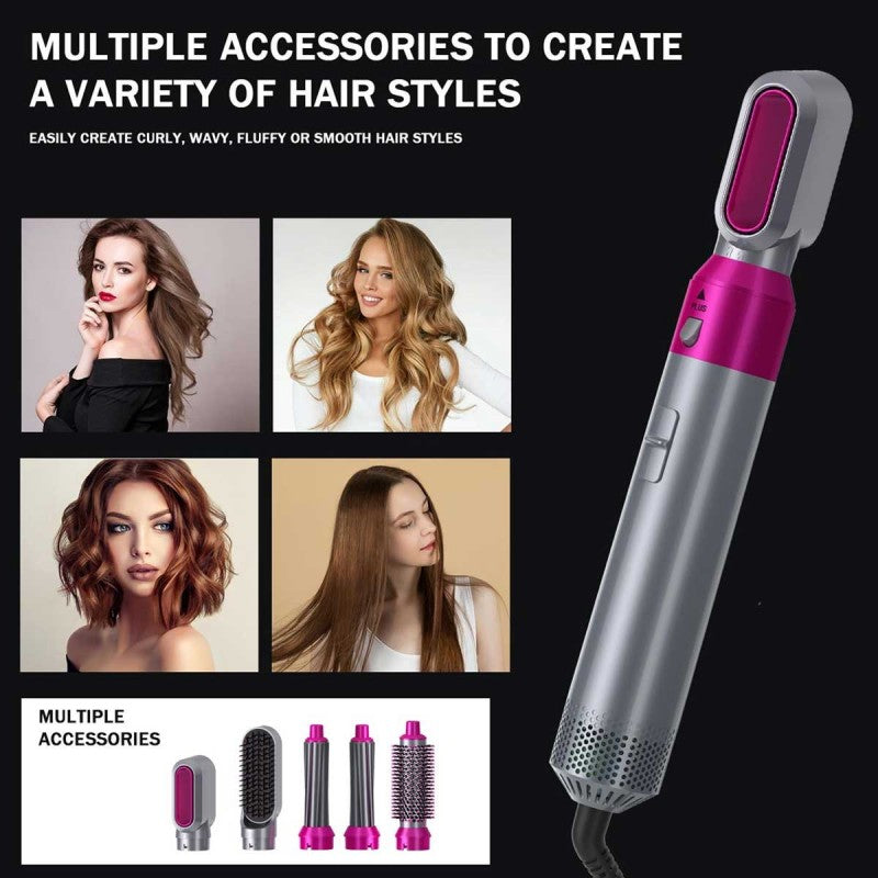 5-In-1 Ultra Powerful Multifunctional Hair Straightener And Curler