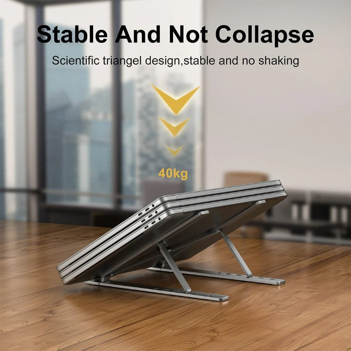 Aluminium Lightweight Laptop Stand With 7 Adjustable Height Levels